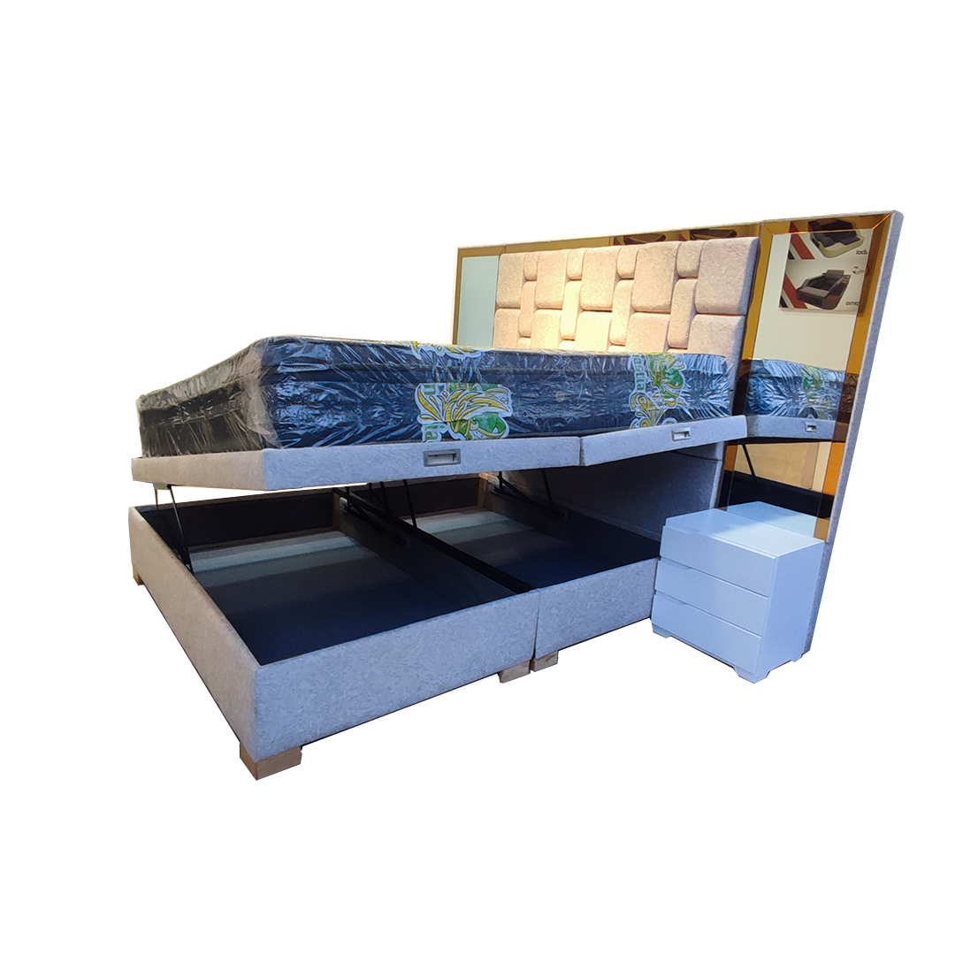 Base Cama con Baúl