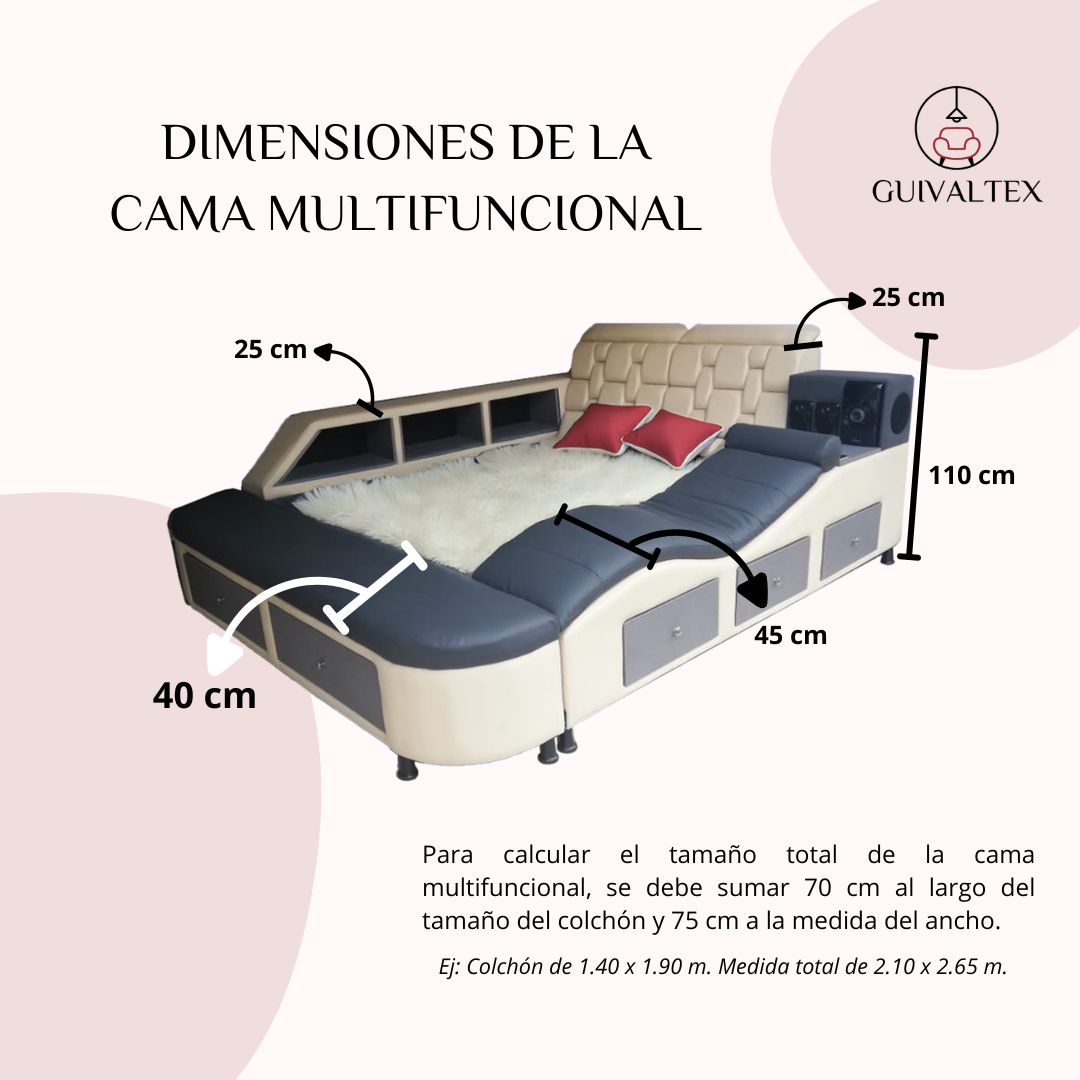 Cama Multifuncional Genesis