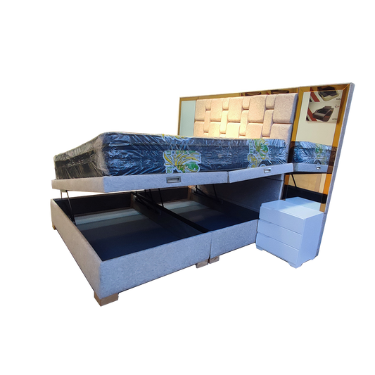 Base Cama con Baúl