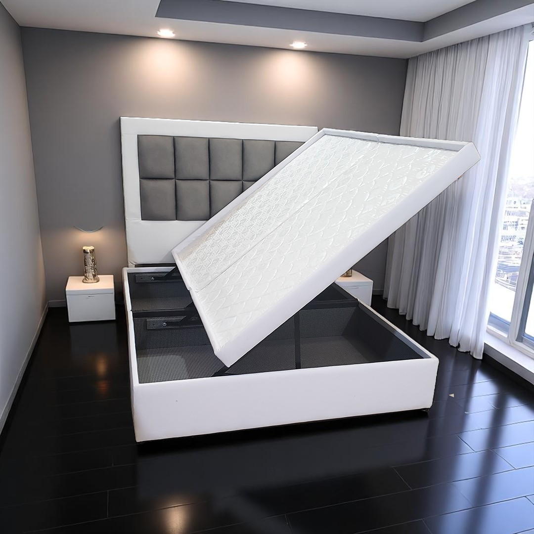 Base Cama con Baúl